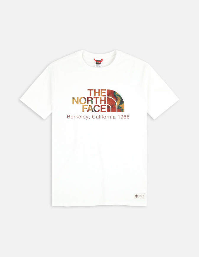 The North Face T-Shirt Uomo Berkeley California Antelope Tan Ice Dye Print