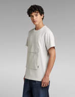 G-star T-Shirt Utility Pocket Tape Grigia