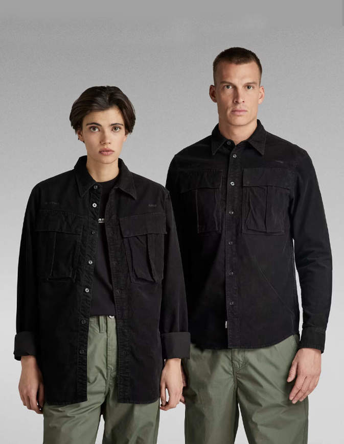 Camicia nera top h e m