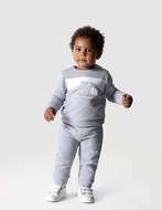 The North Face Neonato Set 2 Pezzi Cotton Fleece Grigio