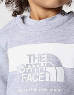 The North Face Neonato Set 2 Pezzi Cotton Fleece Grigio