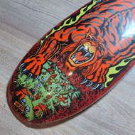 Skateboard Deck Old School Santa Cruz Salba Tiger Reissue 10.3"