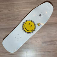 Skateboard Deck Old School Black Label John Lucero 9.88 Bianco