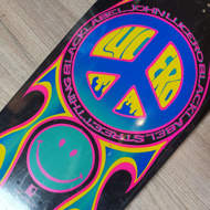 Skateboard Deck Old School Black Label John Lucero 9.88 Nero