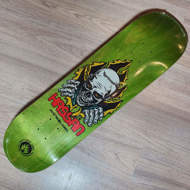 Skateboard Deck Old School Black Label Omar Hassan Ripper Green 8.38"