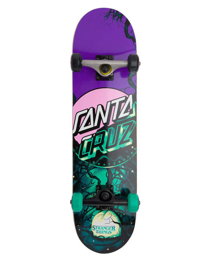 Skateboard Santa Cruz X Stranger Things Other Dots 7.75" Completo