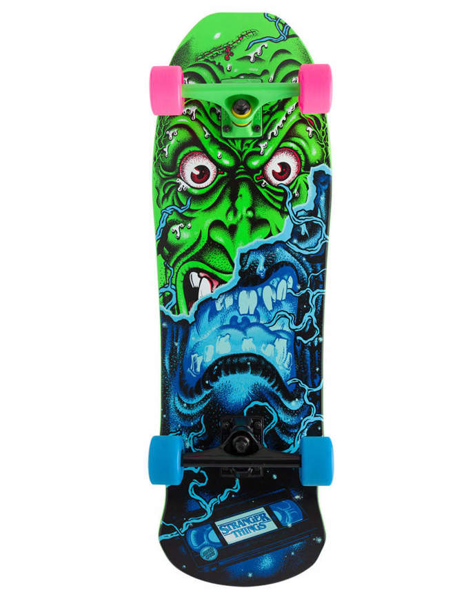 Skateboard Santa Cruz X Stranger Things Roskopp Face 80s Cruiser Complete Impact shop action sport store