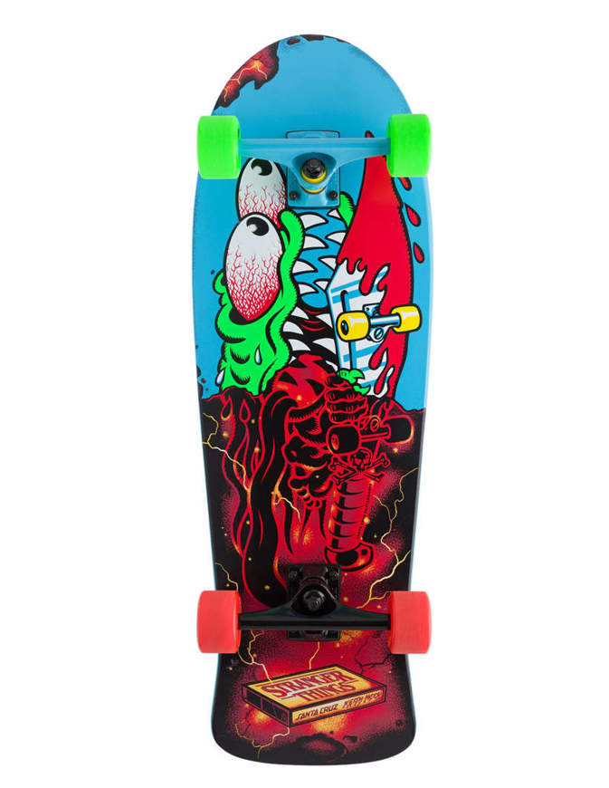 Skateboard Santa Cruz X Stranger Things Meek Slasher Cruiser Completo