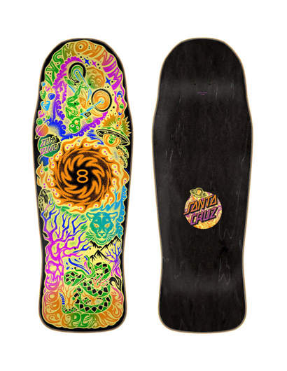 Skateboard Deck Santa Cruz Winkowski Dope Planet Two Shaped 10.34"