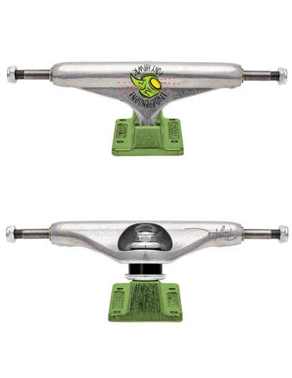 Truck Skate Independent 149 Stage 11 Forged Hollow Pro Tony Hawk Transmission Silver Green