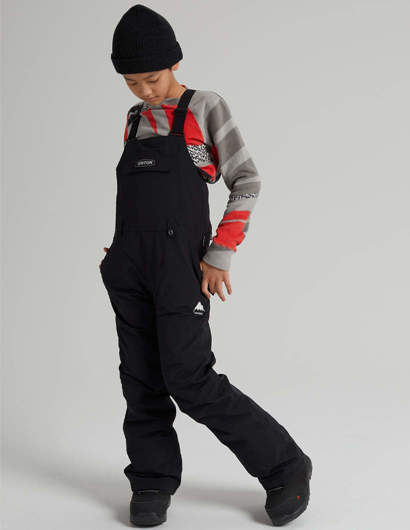 BURTON Skylar BIb Pantaloni Snowboard Bambino Neri