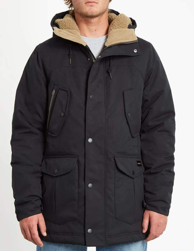 Volcom Starget 5K Parka Jacket Black - Impact shop action sport store