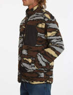 Volcom Felpa con Cappuccio Muzzar Fuzzar Zip Marrone