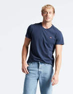 Maglia mezza manica classica blu Levi's