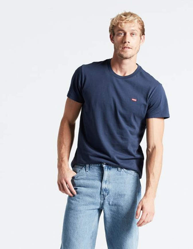 Maglia mezza manica classica blu Levi s Impact shop action sport store
