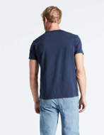 Maglia mezza manica classica blu Levi's