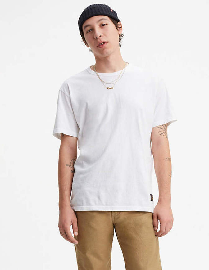 Levi's T-Shirt Skateboarding Confezione da 2 Bianca/Nera
