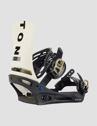 BURTON Cartel X Re:Flex 2023 Attacchi Snowboard Uomo Black/Stout White/Logo