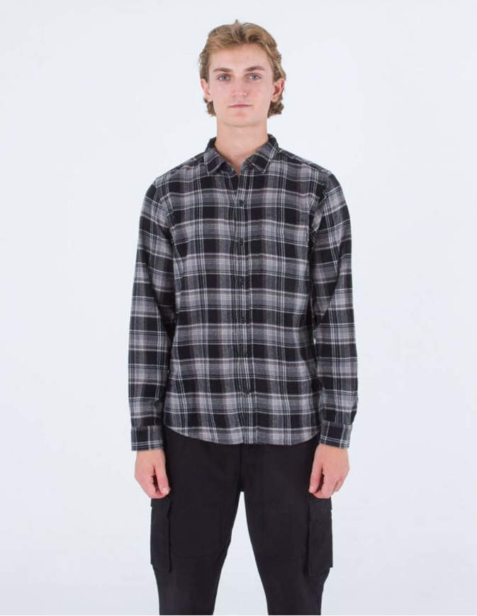 Hurley Camicia Portland Organic Flannel Nera