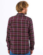 Hurley Camicia Portland Organic Flannel Marrone