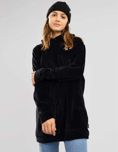 Hurley Felpa da Donna Oceancare Poncho Dress Nera