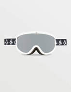 Volcom Maschera Footprints White Rerun Silver Chrome