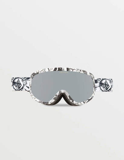 Volcom Maschera Footprints Op Art Silver Chrome