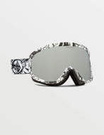 Volcom Maschera Footprints Op Art Silver Chrome