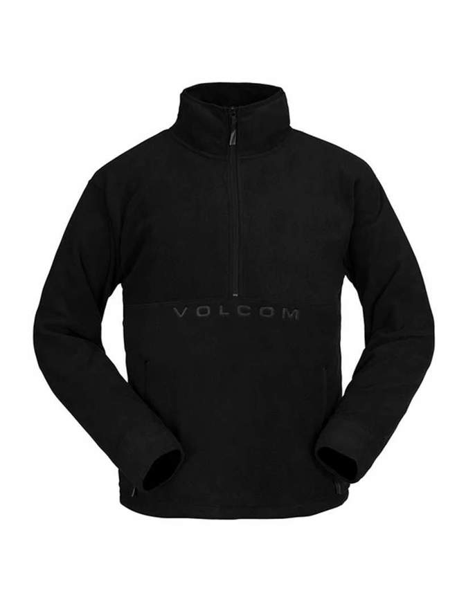 Volcom Felpa Snowboard Uomo V-Science Fleece Zip Nera