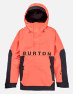 BURTON Giacca Snowboard Frostner Tetra Orange/True Black