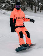 BURTON Giacca Snowboard Frostner Tetra Orange/True Black