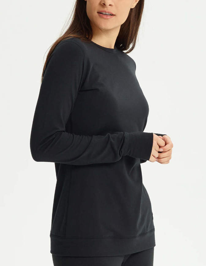 Burton T-Shirt Midtweight Base Layer Crewneck Nera