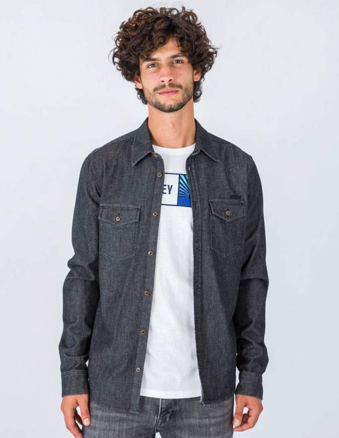 Hurley Camicia Oceancare Dollie Denim Nera