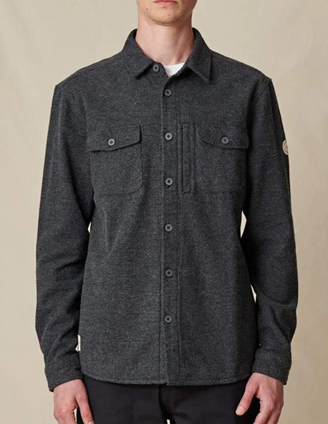 Globe Camicia Wanderer Charcoal