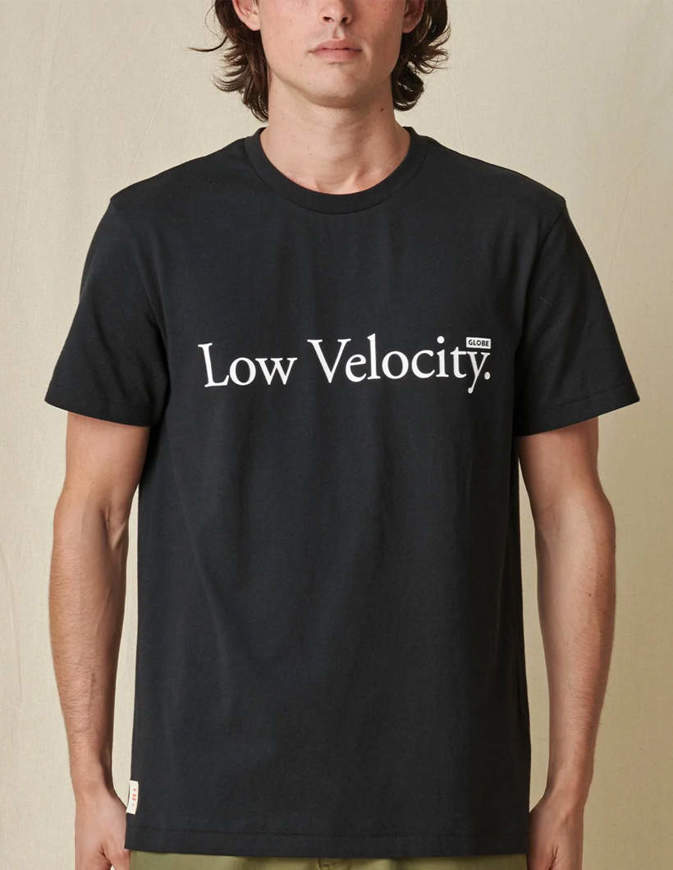 Globe T-Shirt Low Velocity Nera