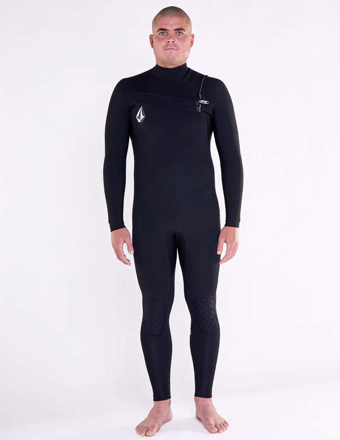 Volcom Muta Uomo Modulator 4/3mm Chest Zip Nera