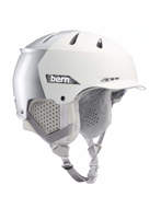 BERN Casco Snowboard Hendrix MIPS Metallic Silver Hatstyle 2023 Grigio