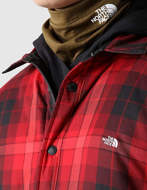 The North Face Camicia imbottita in Flanella Fort Point Nera/Rossa