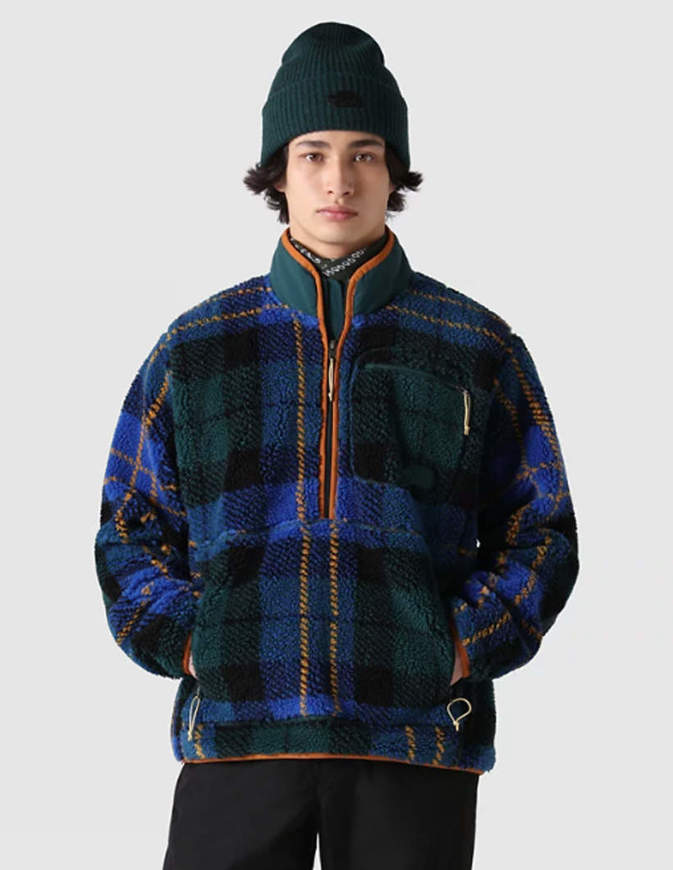 THE NORTH FACE - Green/Blue Recycled Polartec Fleece Denali Jacket