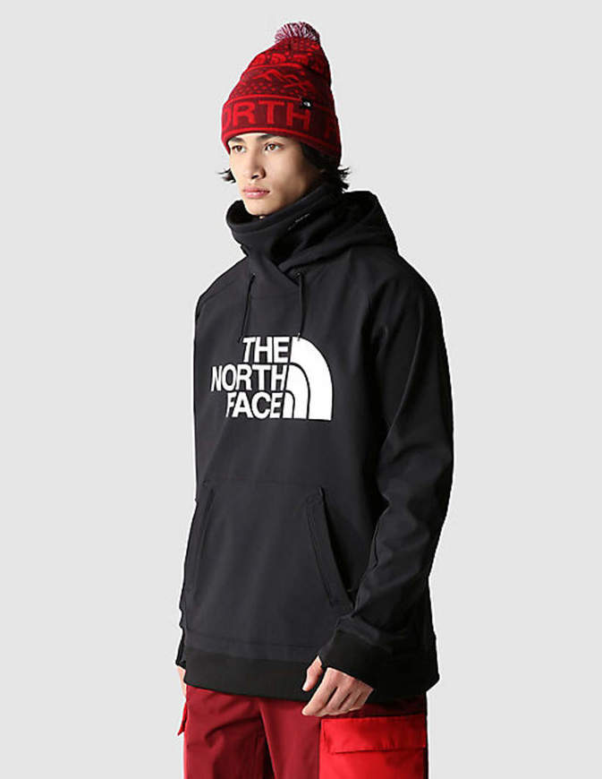 The North Face Felpa Tecnica Snowboard da Uomo Tekno Logo Nera