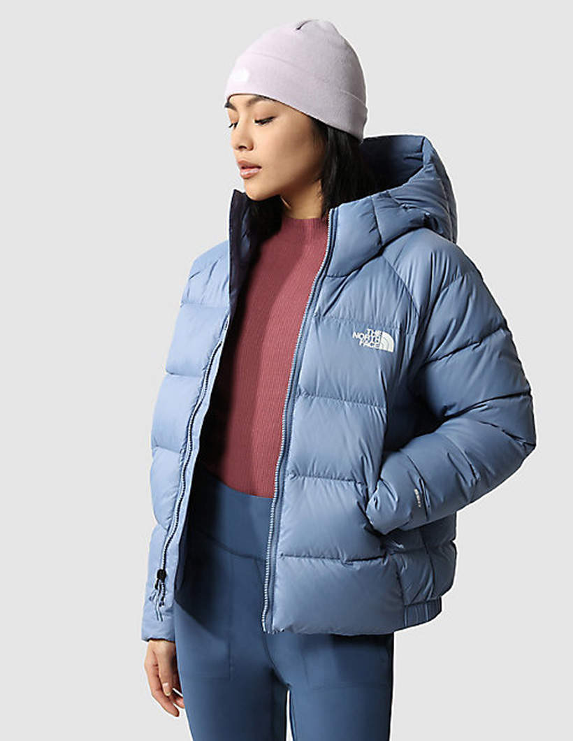 The North Face Women's Hylite Down Hoodie Jacket Folk Blue - Impact ...