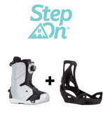 BURTON Step On Attacco Snowboard 2023 + Scarpone Donna Limelight Step On Gray Reflective