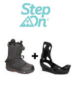 BURTON Step On Attacco Snowboard 2023 + Scarpone Donna Limelight Step On Neri