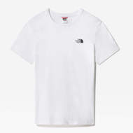 Maglia mezza manica Simple Dome bianca The North Face.