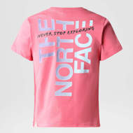 Maglia mezza manica Graphic rosa The North Face.