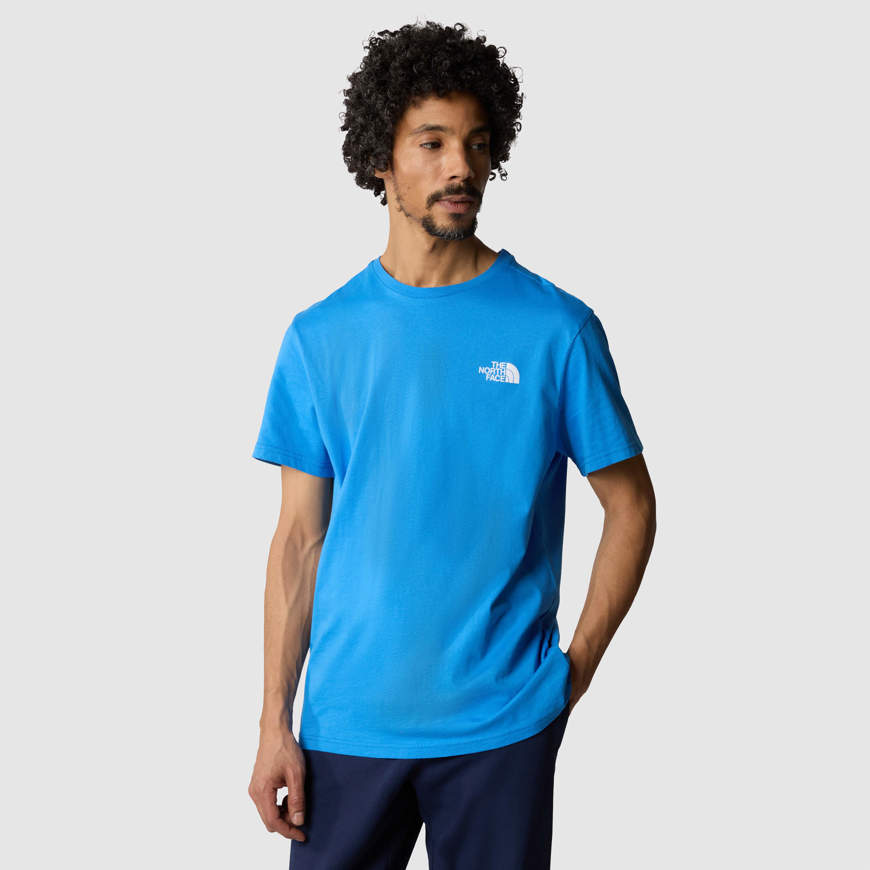 Maglia mezza manica Simple Dome blu The North Face.