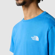 Maglia mezza manica Simple Dome blu The North Face.