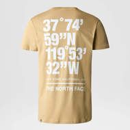 Maglia mezza manica Coordinates marroncina The North Face