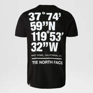 Maglia mezza manica Coordinates nera The North Face