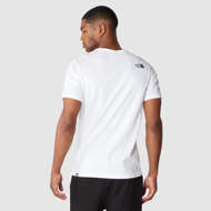 Maglia mezza manica Mountain Line bianca The North Face